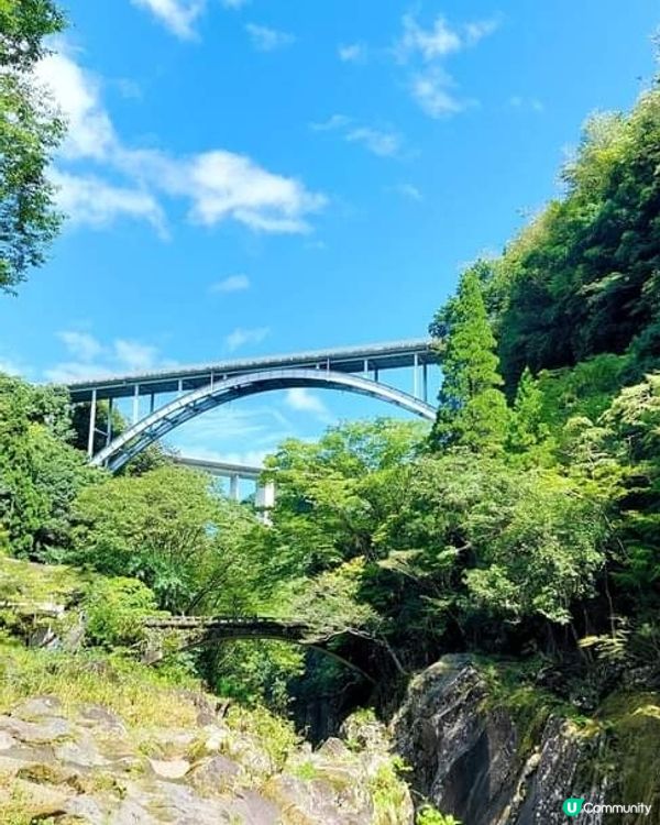 高千穗峽，小橋流水，爬船樂！🚣‍♀️🏞️