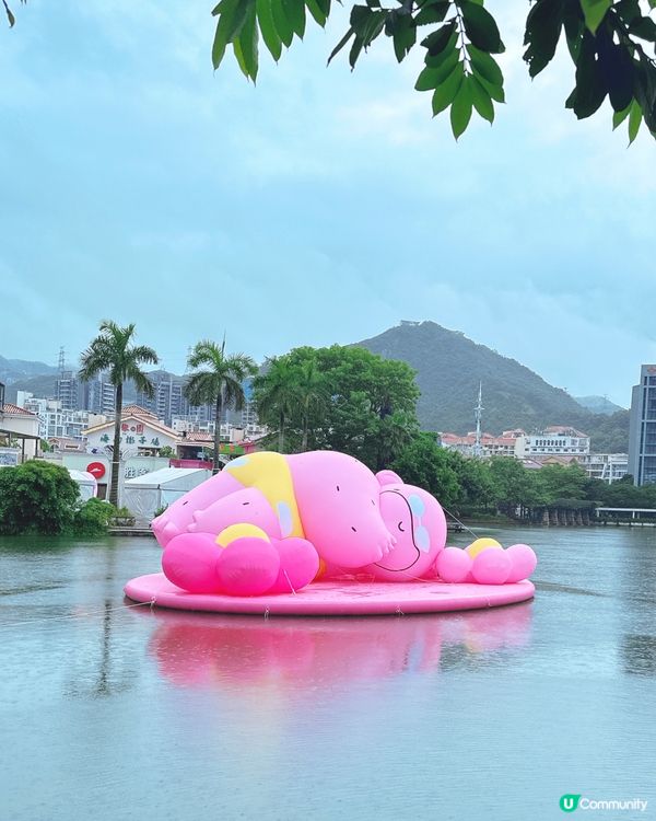 深圳購物好去處～大梅沙8號倉奧特萊斯，尋找可愛粉小胖打卡😍