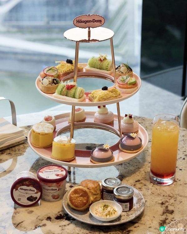 珠海萬豪酒店下午茶🧁🍦𝓗ä𝓪𝓰𝓮𝓷-𝓓𝓪𝔃𝓼}聯乘