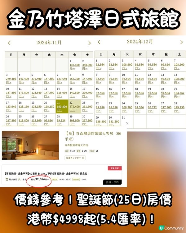 箱根溫泉酒店推介♨️一泊二食/ 私人風呂🥰聖誕假只需$5k⁉️