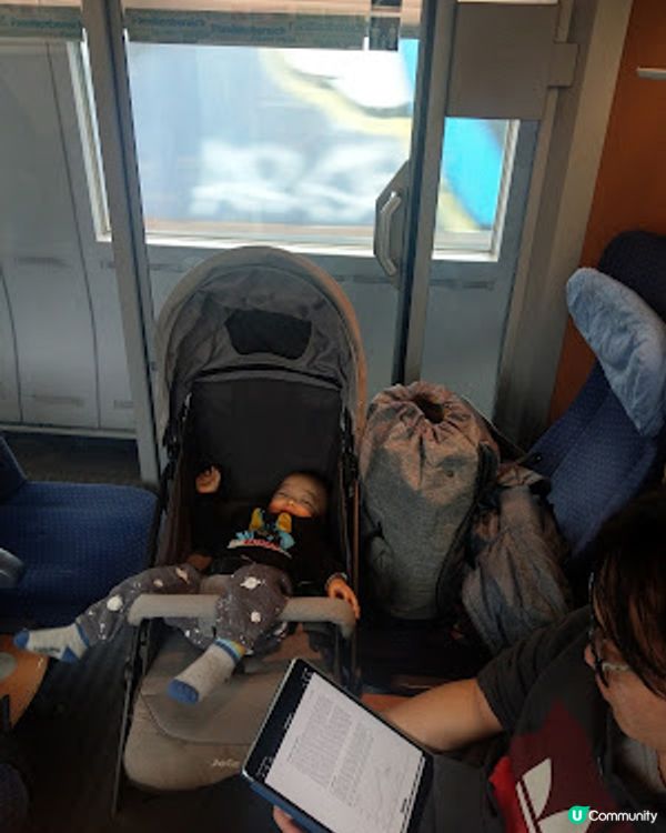 [德瑞法] 13個月嬰兒歐遊去: 瑞士坐火車到德國Freiburg - 黑森林所在地