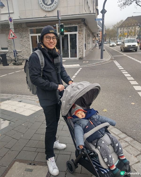 [德瑞法] 13個月嬰兒歐遊去: 瑞士坐火車到德國Freiburg - 黑森林所在地