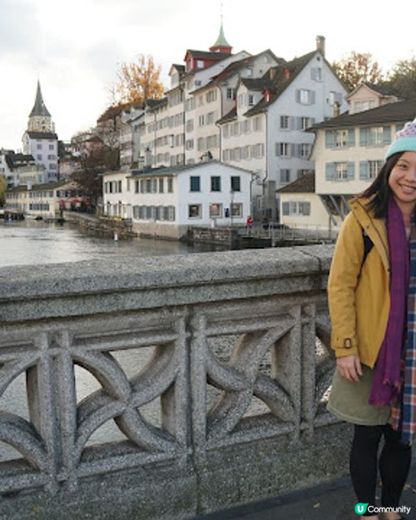 [德瑞法] 13個月嬰兒歐遊去: 瑞士抵埗。嬰兒很興奮。Zurich市中心