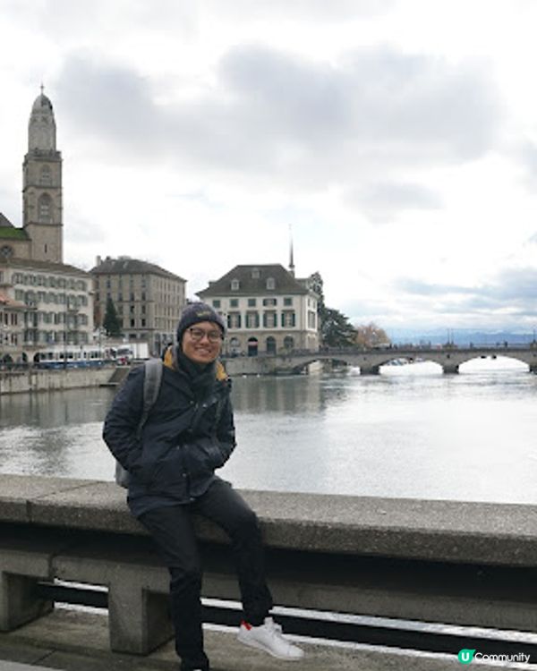 [德瑞法] 13個月嬰兒歐遊去: 瑞士抵埗。嬰兒很興奮。Zurich市中心