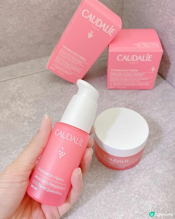 清爽滋潤零負擔 ～ Caudalie葡萄保濕精華+啫喱面霜 ～ 夏日敏感肌急救保濕