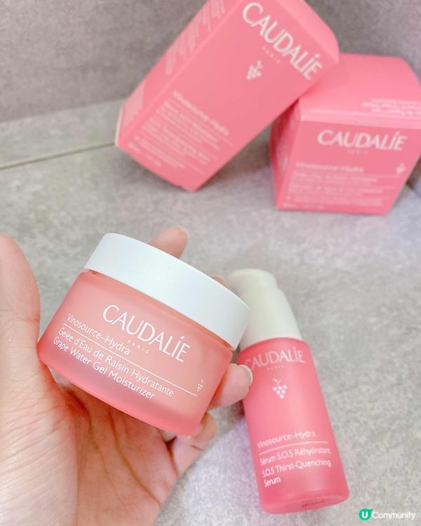 清爽滋潤零負擔 ～ Caudalie葡萄保濕精華+啫喱面霜 ～ 夏日敏感肌急救保濕