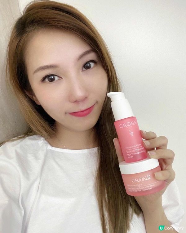 清爽滋潤零負擔 ～ Caudalie葡萄保濕精華+啫喱面霜 ～ 夏日敏感肌急救保濕