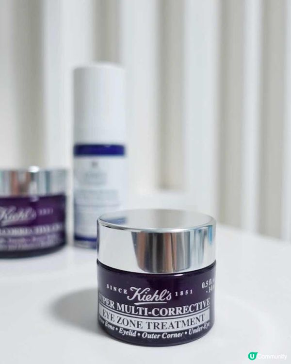 Kiehl’s 極緻全效修護系列推出身成員～ 極緻煥活全效眼霜 ～ 一瓶多效的眼霜
