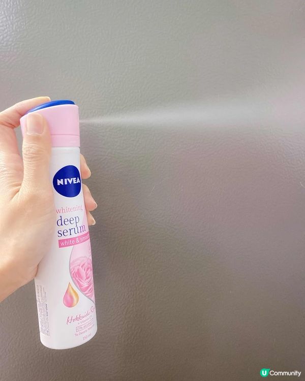 香噴噴過炎炎夏日 ～ NIVEA® 清爽夏日神器．植萃亮白精華止汗系列 ～ 全新玫瑰 / 櫻花香味