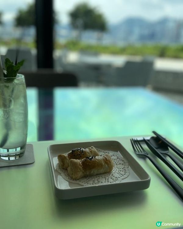 望無敵維港海景🚢嘆精緻中式點心😎西九全新中西fusion餐廳