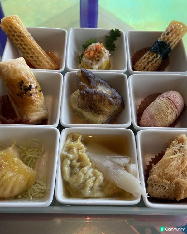 望無敵維港海景🚢嘆精緻中式點心😎西九全新中西fusion餐廳