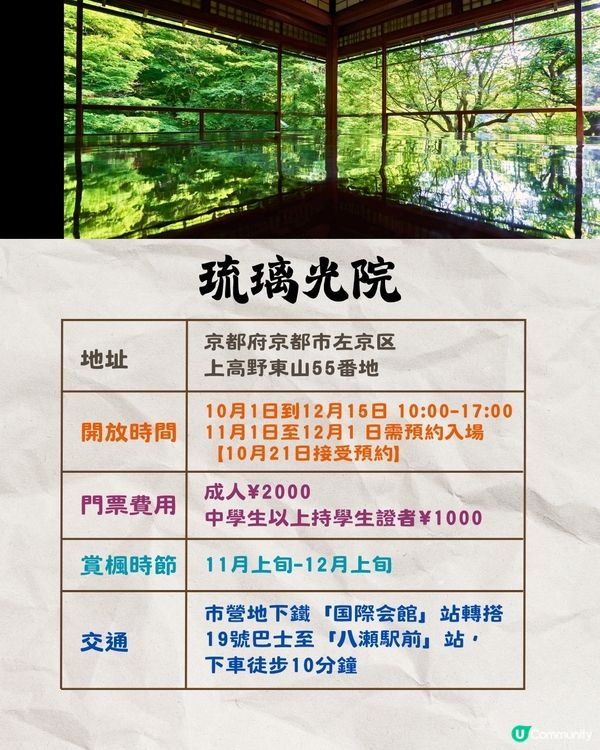 京都紅葉2024賞楓名所8選🍁最佳觀賞時間+交通教學‼️