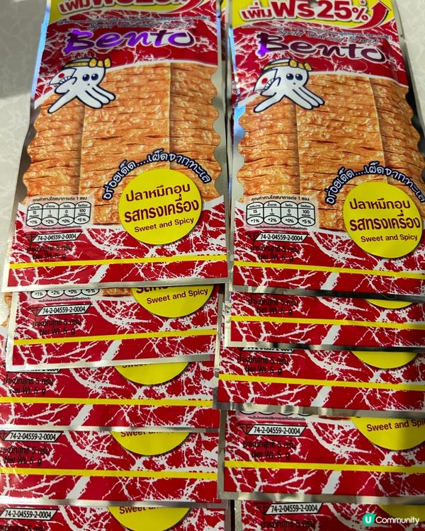 Bento泰式甜辣味魷魚片