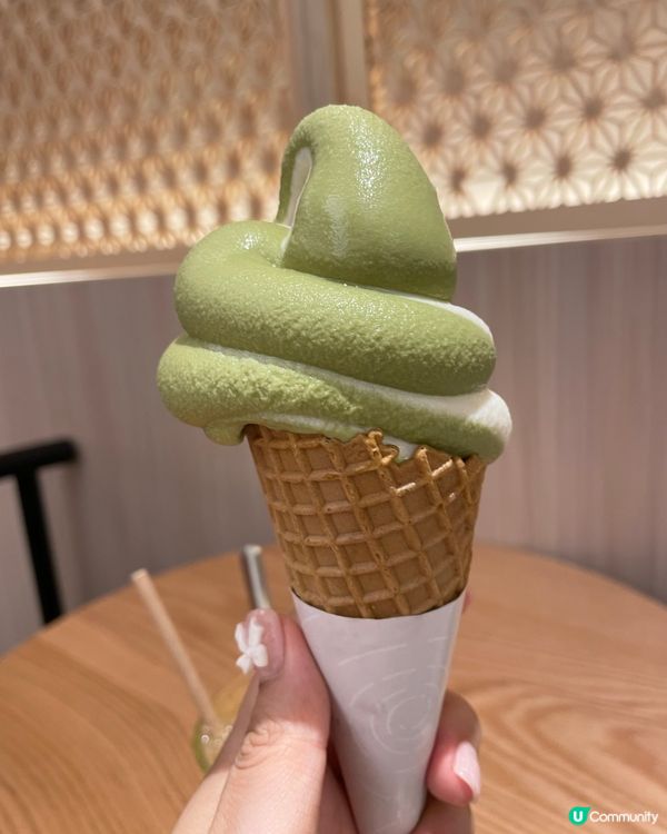 沙田新城市新開🍦綠茶北海道牛乳雪糕 🧇窩夫 正