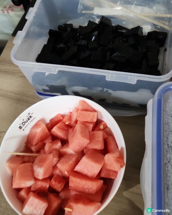 自家製平價西瓜涼粉