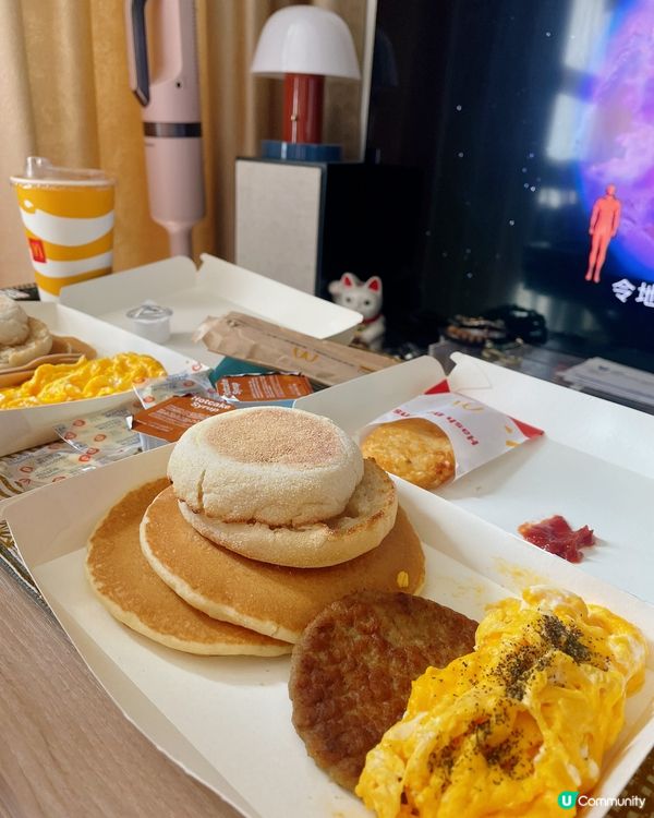 有麥當勞既早餐先係Good morning✨