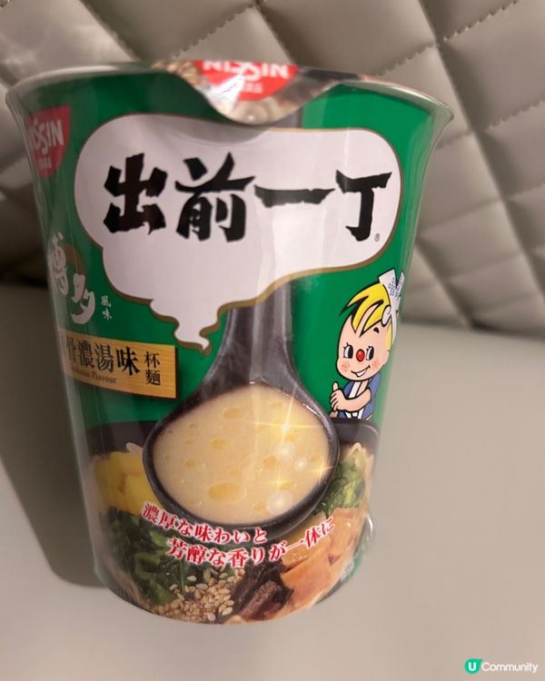 出前一丁豬骨濃湯味杯麵