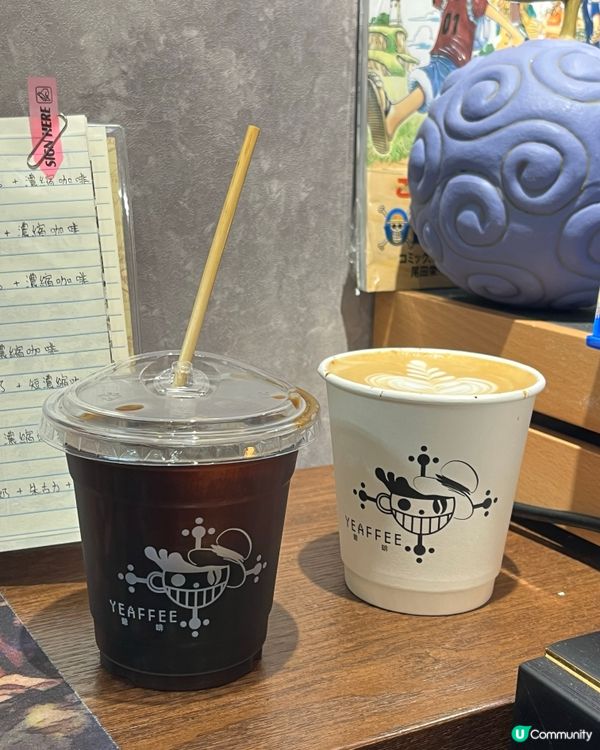 香港唯一漫畫餐牌咖啡店✨😁