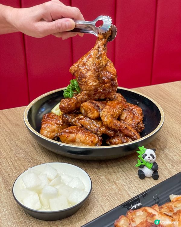 荃灣｜熊貓炸雞套餐。Goobne Chicken