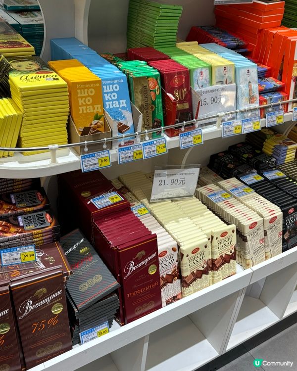 深圳「俄羅斯」進口超市，超多種類朱古力、酒、香腸及零食