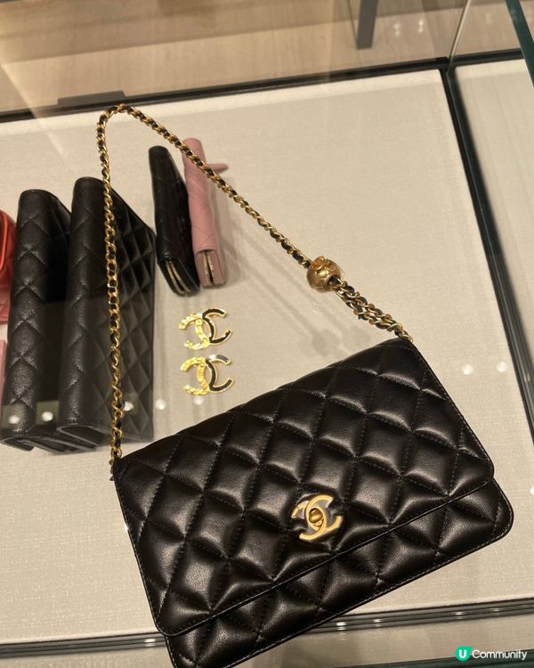 入手Chanel 24K 黑色金球WOC🤍