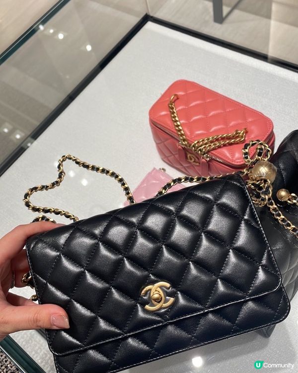 入手Chanel 24K 黑色金球WOC🤍