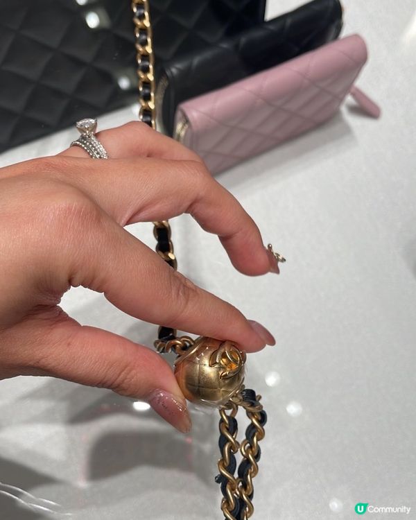 入手Chanel 24K 黑色金球WOC🤍