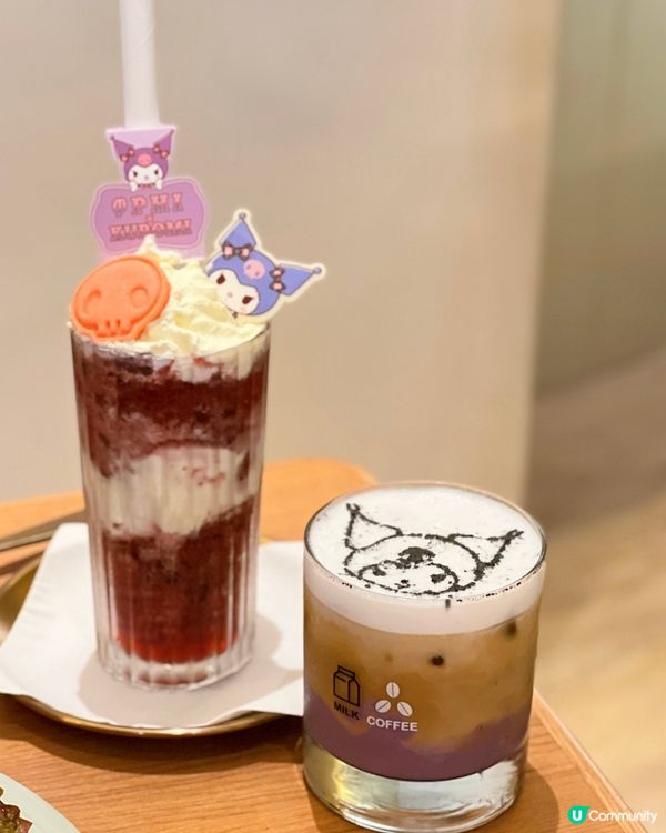 九龍灣期間限定Kuromi Menu💜🖤🥞✨