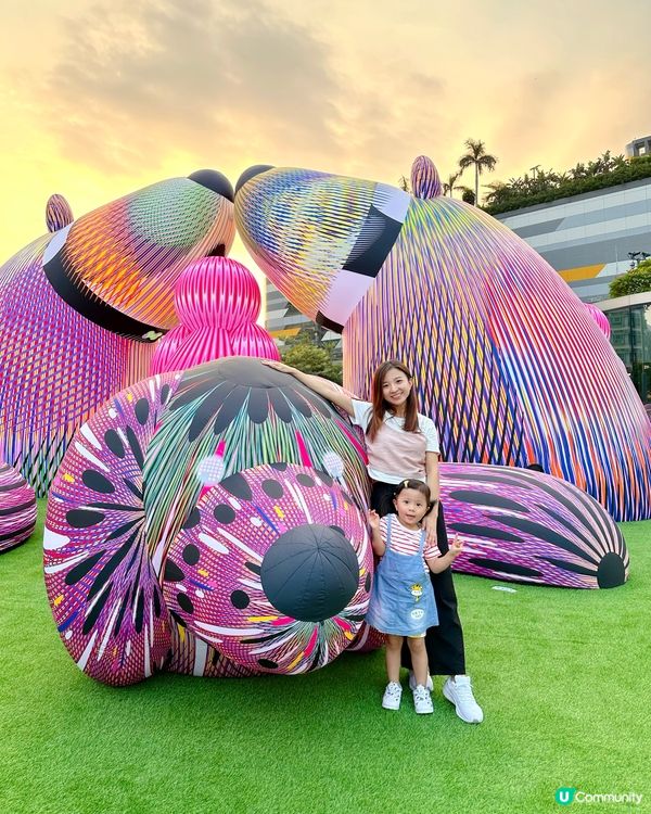 打卡好去處😍😍東涌東薈城🐶光影派對🌟