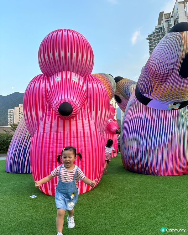 打卡好去處😍😍東涌東薈城🐶光影派對🌟