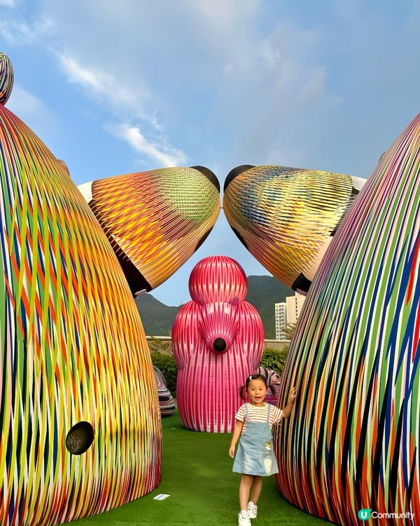 打卡好去處😍😍東涌東薈城🐶光影派對🌟