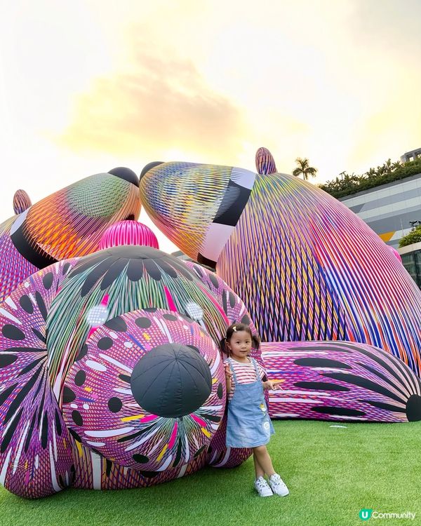 打卡好去處😍😍東涌東薈城🐶光影派對🌟