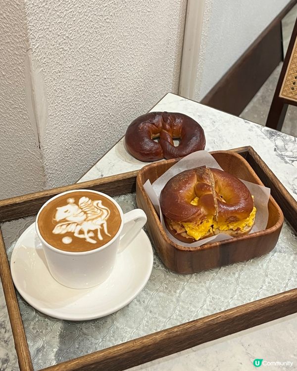 香港首間屁股貝果咖啡店🥯😏