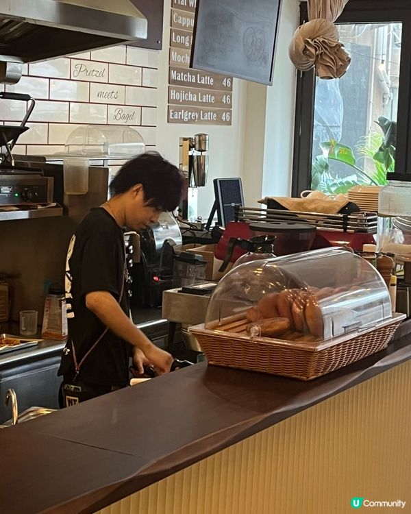 香港首間屁股貝果咖啡店🥯😏