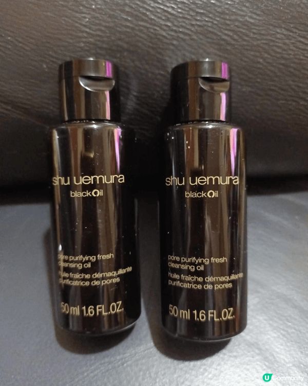 shu uemure 黑色落油是我在sun uemure 買...