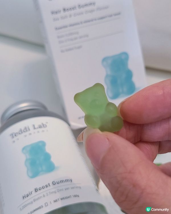 🐻‍❄️海鹽生髮小熊軟糖，零糖唔甜，食得到護髮熊仔糖！🤩