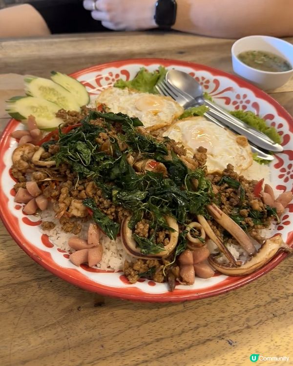 🇹🇭泰國清邁最出名嘅打拋飯