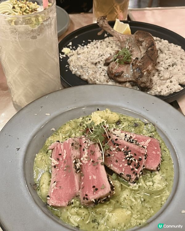 旺角liberty coffee & wine餐廳，好多開心...