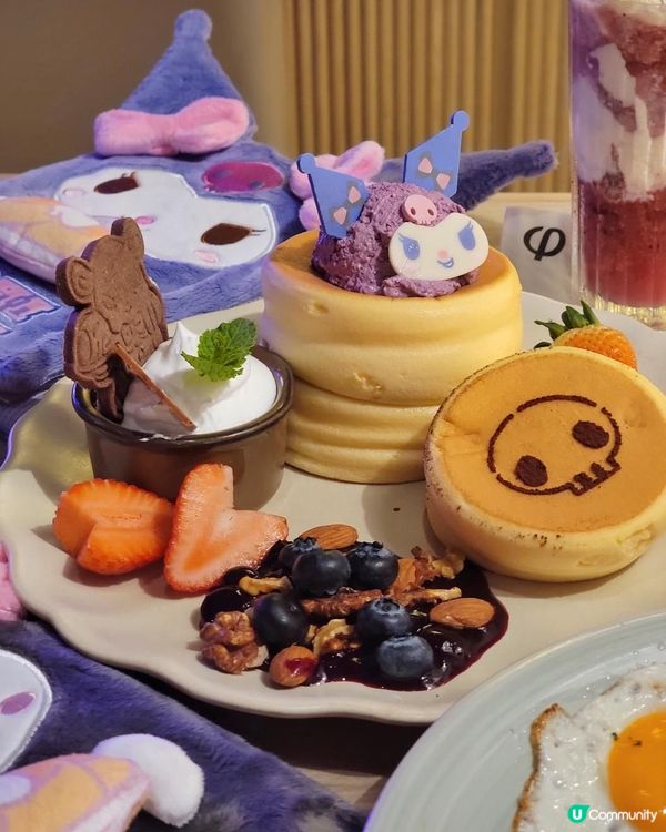中環Cafe食超可愛Kuromi期間限定Pancake