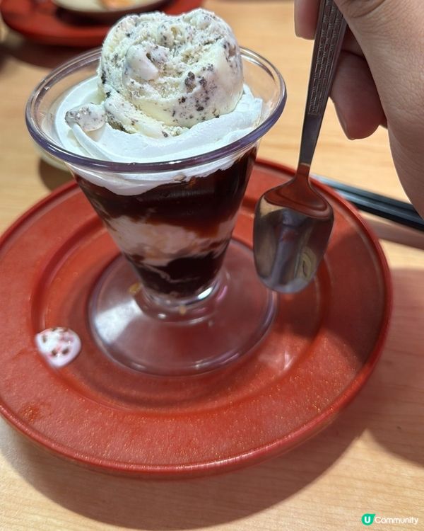 壽司郎甜品新寵🍨曲奇雪糕意式咖啡芭菲！