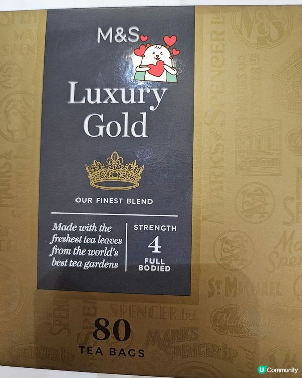 M&S Luxury Gold teabags