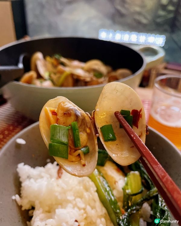 今晚食乜好？豉椒炒花甲😋