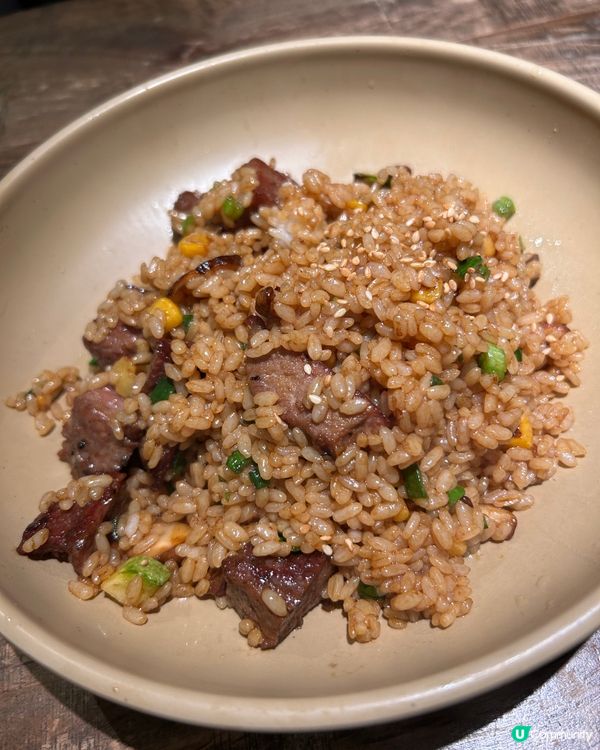 意樂惹味牛柳粒炒珍珠飯