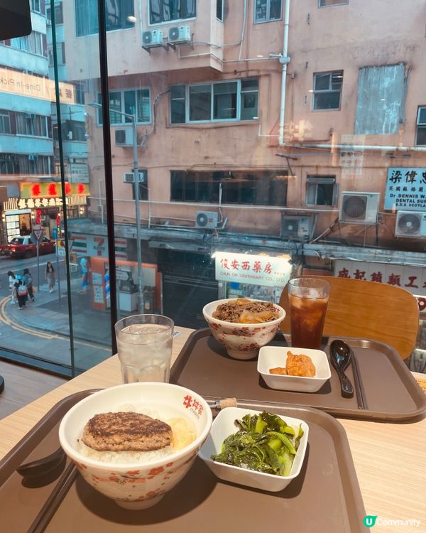 旺角激抵漢堡扒飯