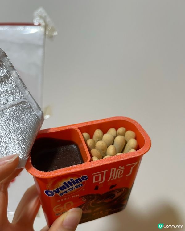 大陸零食阿華田手指餅🤨