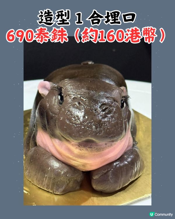 泰國cafe推出「彈跳豬」蛋糕😧網民：太逼真唔敢食🦛