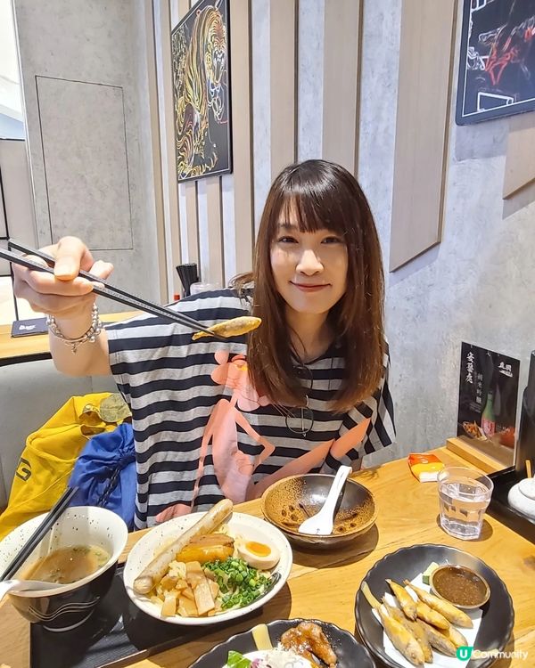 #北角麵屋武藏虎洞😋 牛舌、炸魚仔、拉麵都正！