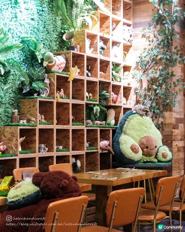 【吃下油麻地】超推薦可愛森系打卡cafe。優惠斑馬二人餐 - 慢理牆城