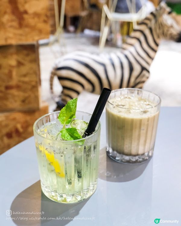 【吃下油麻地】超推薦可愛森系打卡cafe。優惠斑馬二人餐 - 慢理牆城