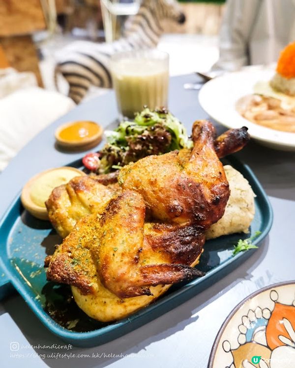 【吃下油麻地】超推薦可愛森系打卡cafe。優惠斑馬二人餐 - 慢理牆城